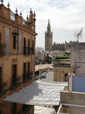 Duplex and terrace overlooking Giralda